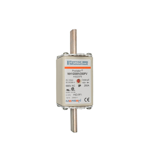 Mersen - Messersicherung Sicherungseinsatz NH gS NH1GS69V250PV Gr.1 250A sfü KM − 3 Stück
