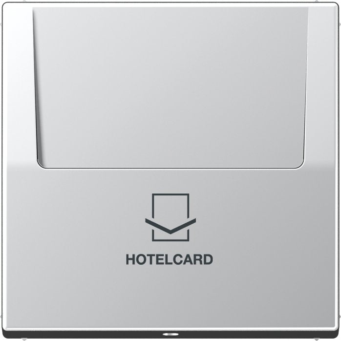 Jung - Abdeckung/Bedienelement für Installationsschalterprogramme Hotelcard-Schalter alu AL 2990 CARD ohne Taster-Einsatz