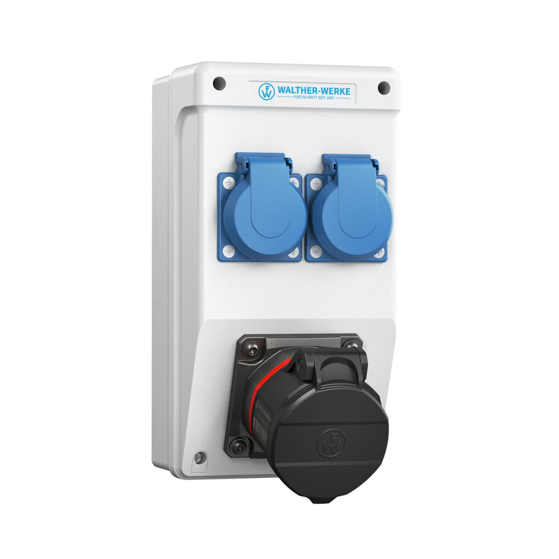 Walther Werke - CEE-Steckdosen-Kombination (IEC 60309) Steckdosenkombination 6570105N
