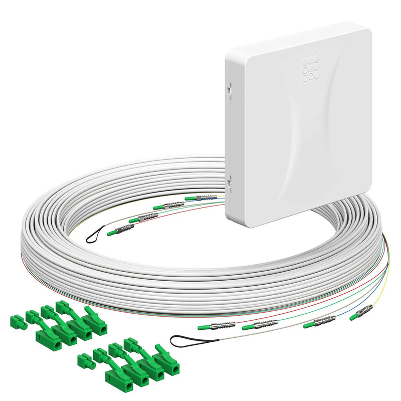 Kaiser - Kommunikationsanschlussdose LWL Teilnehmeranschluss 25m 4252052 Gf-TA E3S Connect AP