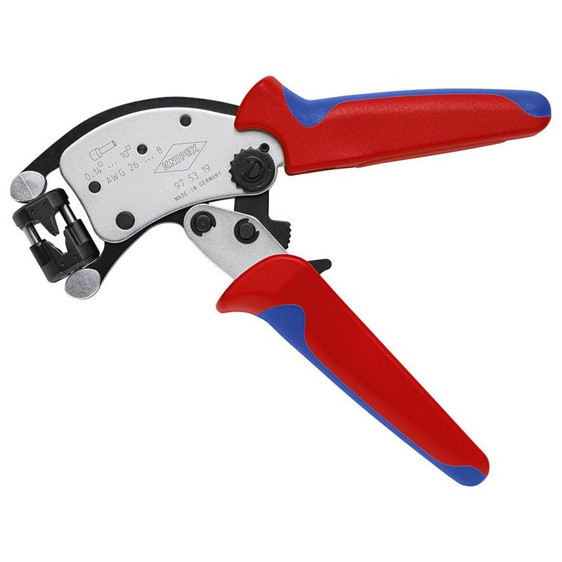 Knipex - Presswerkzeug Kabelschuhe/Verbinder, Aderendhülsen, Schirmanschluss Crimpzange 97 53 19