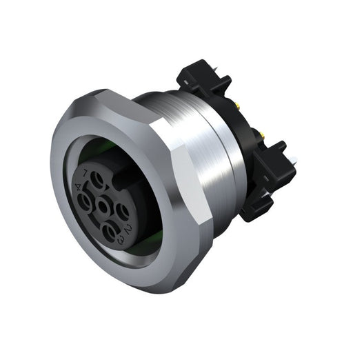 Weidmüller - Rundsteckverbinder, Einbau (PCB) Stecker SAIE-M12B-4-13/14SMT M12 − 25 Stück by Weidmüller
