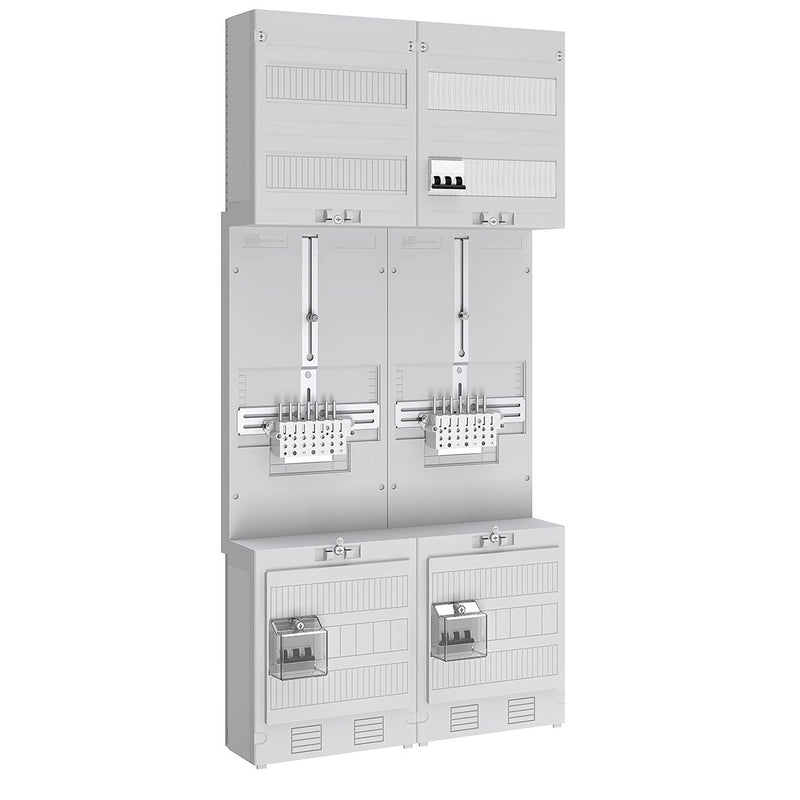 ABN - Zählerfeld Zählerplatz Z27520PVL 2Z SHS 40A1PV LS 40A