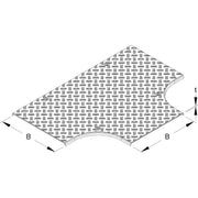 Niedax - Deckel T-Stück für Kabeltragsystem Deckel für T-Stück RTSDVSRSL 300 Breite 305mm