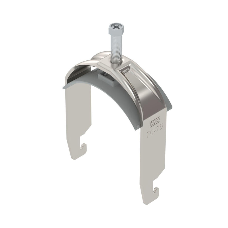 OBO Bettermann - Bügelschelle BS-U1-K-76 A2 70-76mm − 10 Stück