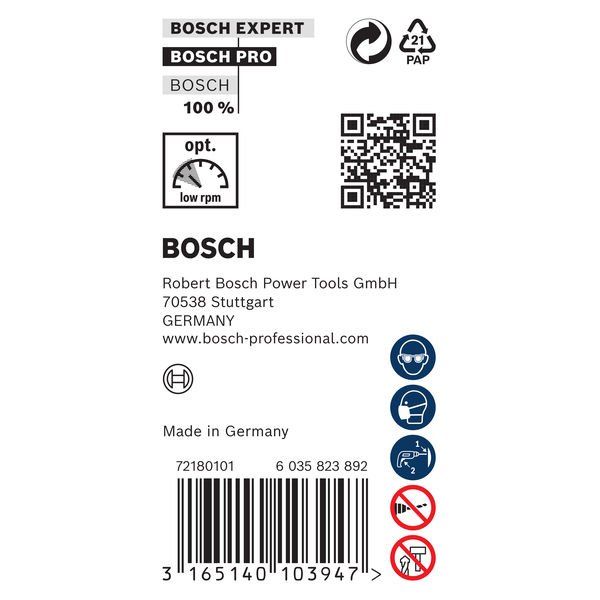 Bosch - Bohrer PRO Wood HSS 2608597400 Installationsbohrer