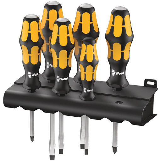 Wera - Werkzeugset Schraubendrehersatz 018282 6tlg.Schlitz-/Kreuz