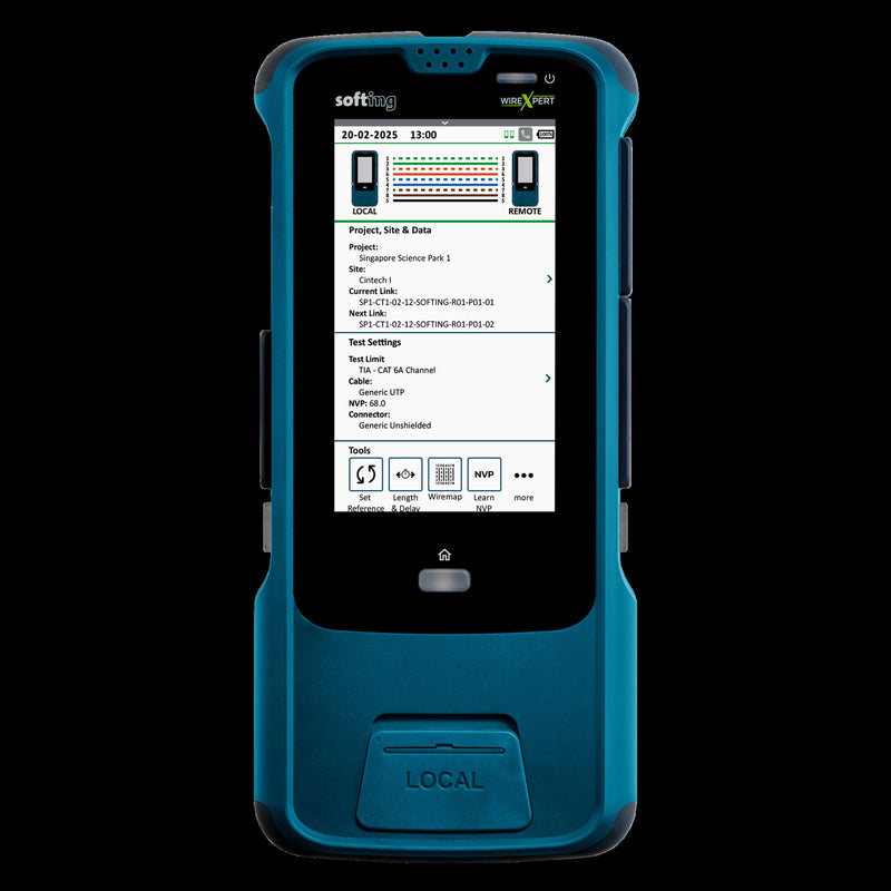 Softing IT - Mess-/Testgerät für Kommunikationstechnik WireXpert MP C8 230000