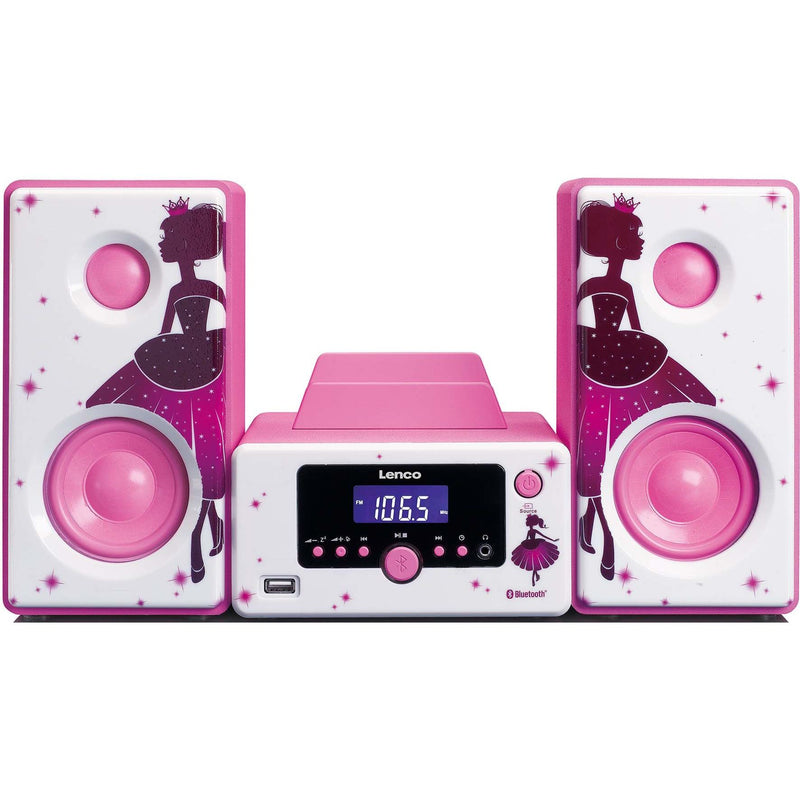 LENCO - HiFi-Komplettsystem Microanlage MC-020 Princess PLL/FM,BT