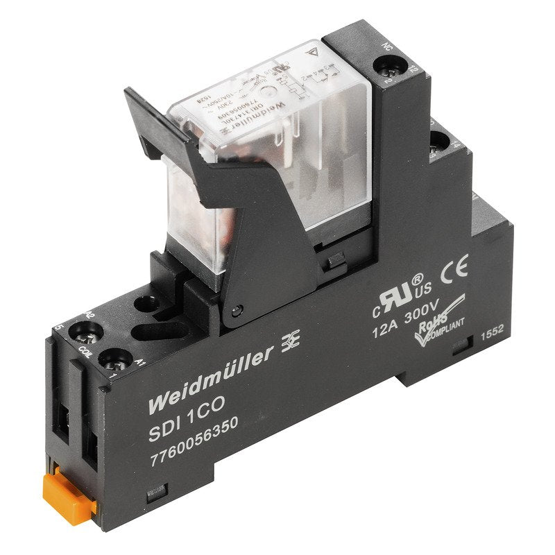 Weidmüller - Schaltrelais Koppelrelais 230VAC DRIKIT 230VAC 1CO LD 1 Wechsler − 10 Stück