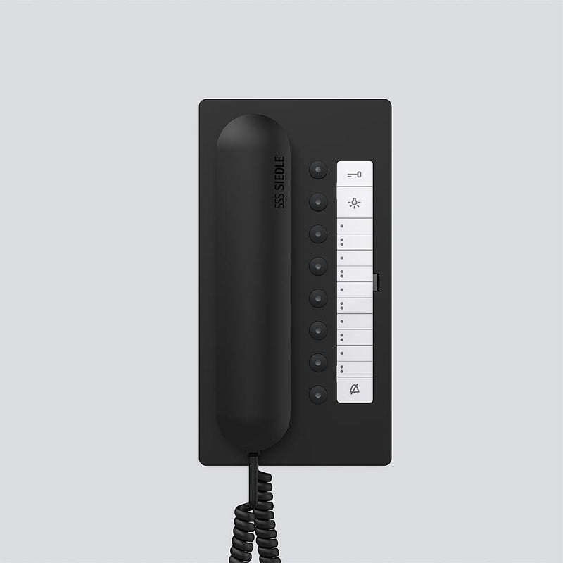 Siedle&Söhne - Innenstation für Türkommunikation Bus-Telefon Comfort BTC 850-02 S schwarz