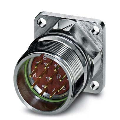 Phoenix Contact - Rundsteckverbinder, Einbau (ohne Leitung) Gerätesteckverbinder RF-12P2N8AWV00 Vorderwand − 20 Stück