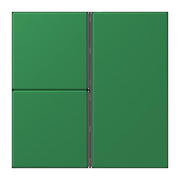 Jung - Abdeckung/Bedienelement für Installationsschalterprogramme Tastensatz 3fach LC 403 TSA 219 vert fonce