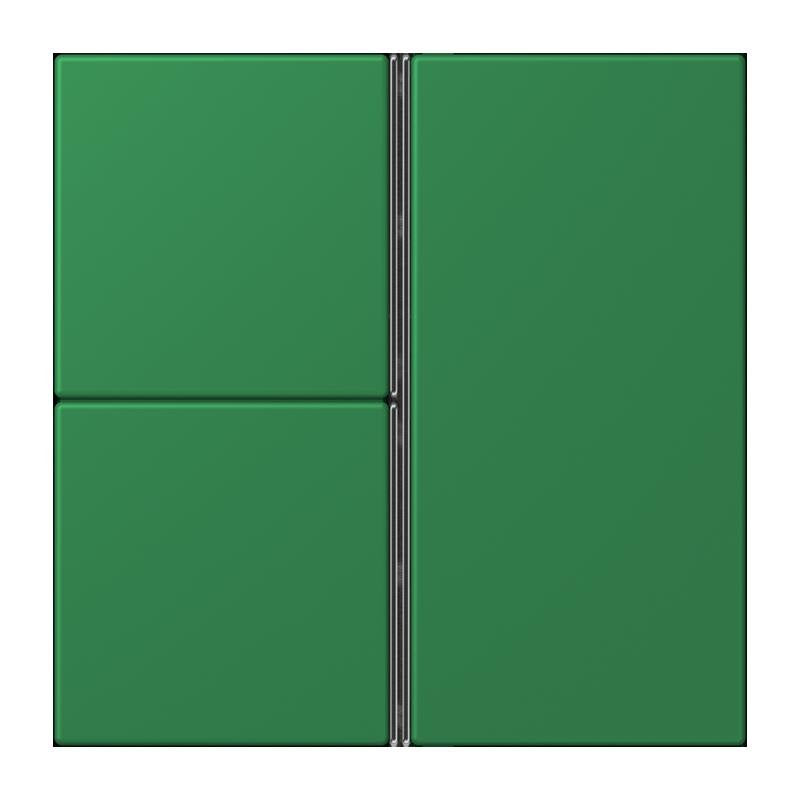 Jung - Abdeckung/Bedienelement für Installationsschalterprogramme Tastensatz 3fach LC 403 TSA 219 vert fonce