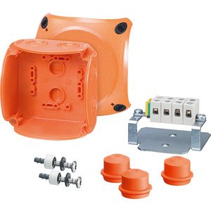 Hensel - Dose, Gehäuse für Montage auf der Wand/Decke Kabelabzweigkasten FK 0404 1,5 bis 4qmm, 5polig − 1 Stück by Hensel
