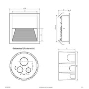 EVN Lichttechnik - Decken-/Wandleuchte LED-Wandeinbauleuchte WEQ65051602 IP65