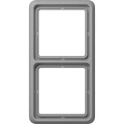 Jung - Abdeckrahmen Rahmen 2-fach gr CD 582 GR waage/senkrecht
