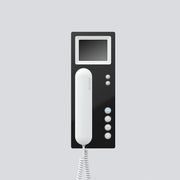 Siedle&Söhne - Innenstation für Türkommunikation Bus-Telefon Standard BTSV 850-03 SH/W Farbmonitor swhgl/ws