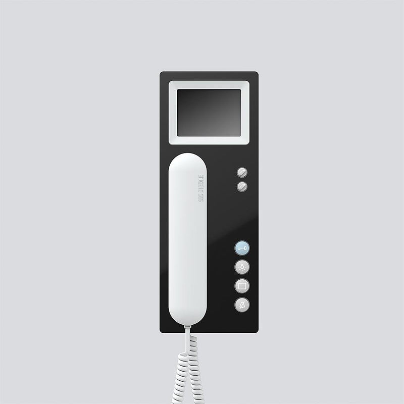 Siedle&Söhne - Innenstation für Türkommunikation Bus-Telefon Standard BTSV 850-03 SH/W Farbmonitor swhgl/ws