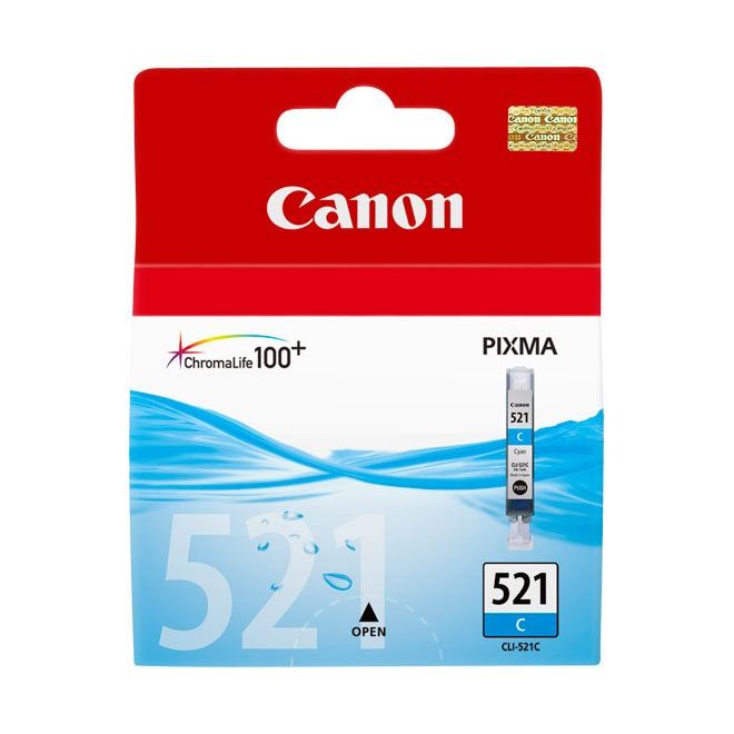 Canon - Verbrauchsmaterial für Telefax/Drucker/MFC Tintenpatrone CLI-521C 9mlcy cyan