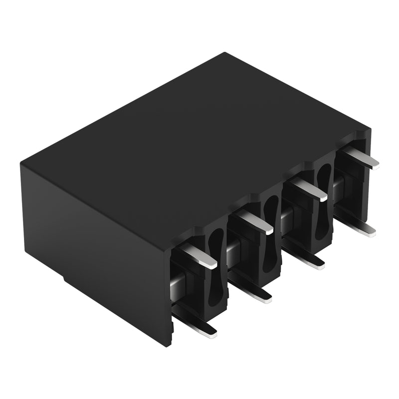 WAGO GmbH & Co. KG - Leiterplattenklemme THR-Leiterplattenklemme 2086-3104/300-000 Drücker,1,5mm²,sw − 168 Stück