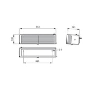 Philips Lighting - UV-Lampe UV-C Wandleuchte WL345W 1xTUVT525WHFS zur Luftdesinfektion