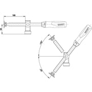 BESSEY - Zubehör/Ersatzteile für Spannwerkzeuge Adapter variabel TW28AV