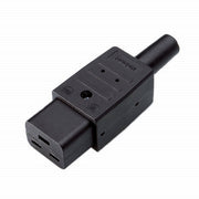 Bachmann - Geräteanschlussdose Kaltgerätedose C19 sw 915.174 16A/250VAC,65 Grad
