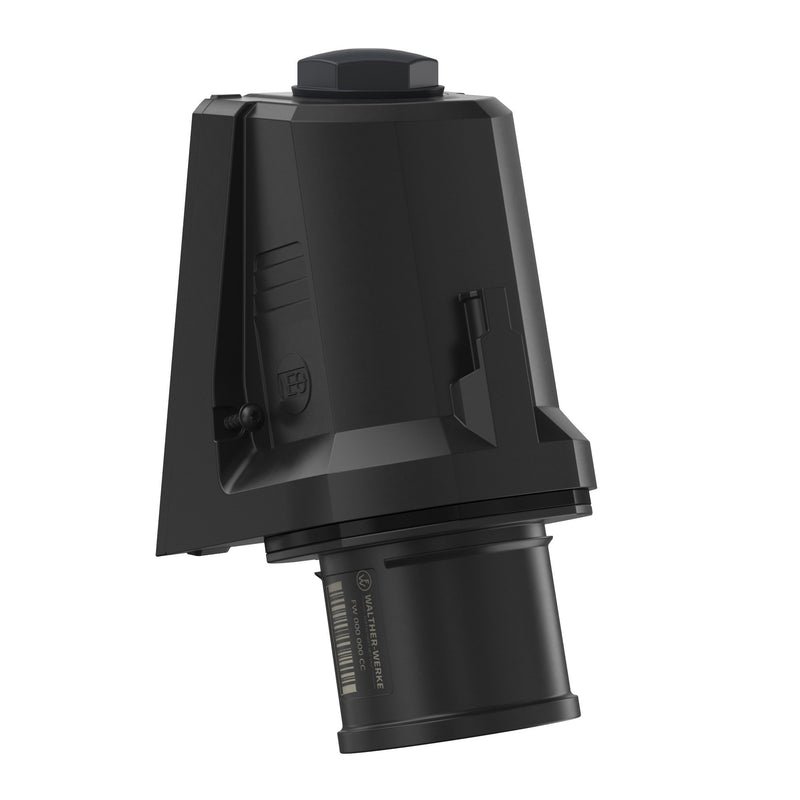 Walther Werke - CEE-Gerätestecker (IEC 60309) CEE NEO Wandgerätestecker FW730407CC schräg 32A 4P 7h