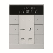 Busch-Jaeger - Bussystem-Physikalischer Sensor HVAC/CO2-Gerät SBC/U6.0.11-83 6fach, BE, alusilber