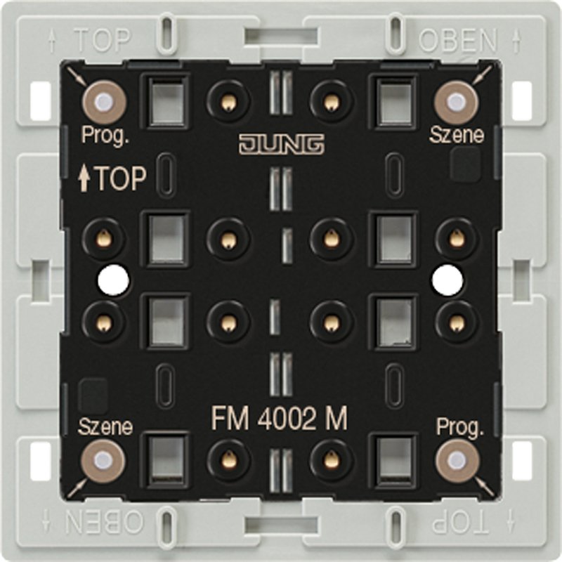 Jung - Sender/Fernbedienung für Installationsschalterprogramme Funk-Wandsender-Modul FM 4002 M 2-kanalig