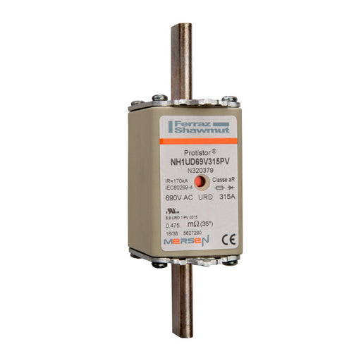 Mersen - Messersicherung NH-Sicherungseinsatz HL NH1UD69V315PV Gr.1 gR 315A/690V FM − 3 Stück