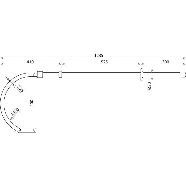DEHN - Betätigungsstange Rettungsstange RST 36 1000 L1000mm