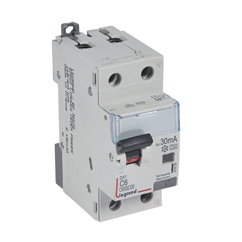 Legrand - Kombination FI-Schalter/Leitungsschutzschalter FI/LS-Schalter Legrand 411058 C-Charakt., 6A