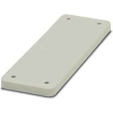 Phoenix Contact - Adapterplatte für Industriesteckverbinder Abdeckplatte HC-B 24-APV-GY − 10 Stück