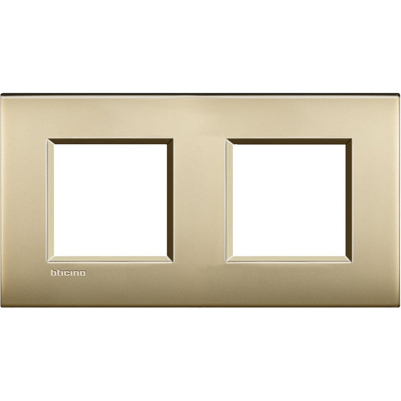Legrand (BT) - Abdeckrahmen Air Europe Rahmen 2-fach LNE4802M2OF gold