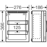 Hensel - Installationskleinverteiler ENYSTAR-Automatengehäuse FP 1218 24 Teilungseinheiten
