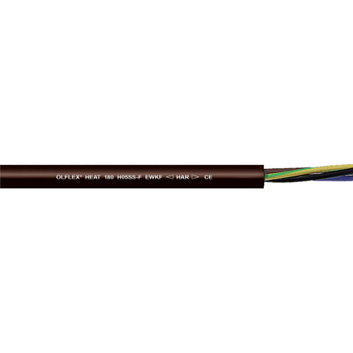 Lapp Kabel&Leitung - Energiekabel < 1 kV, für ortsveränderlichen Einsatz ÖLFLEX HEAT 180 H05SS-F 0046904/100 EWKF 2X1 − 100 Meter