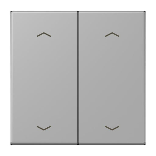Jung - Abdeckung/Bedienelement für Installationsschalterprogramme Wippe mit Pfeilsymbolen LC 102 P 204 gris moyen