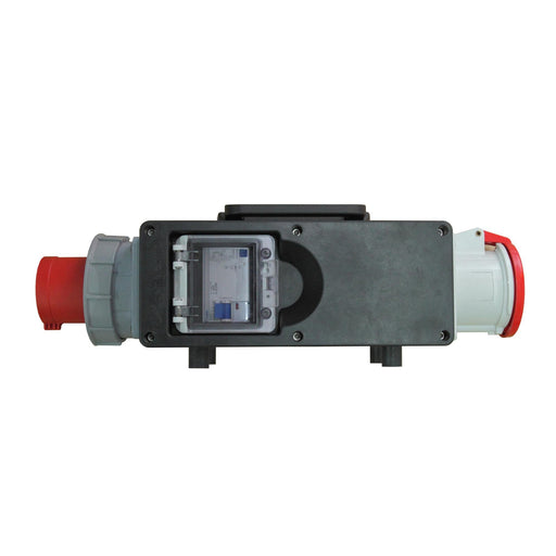 Walther Werke - CEE-Steckdosen-Kombination (IEC 60309) Protectionbox 6422102 Tragb. Vollgummi 63A