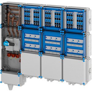 Hensel - Verteilerschrank für Energieversorgung Ladeverteiler Mi EV 11kW 18100 f.18 Ladep. a 11kW