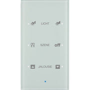 Berker - Bussystem-Tastsensor Glas-Sensor 3fach 75143930 polarweiß