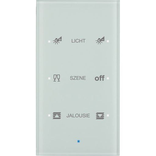 Berker - Bussystem-Tastsensor Glas-Sensor 3fach 75143930 polarweiß