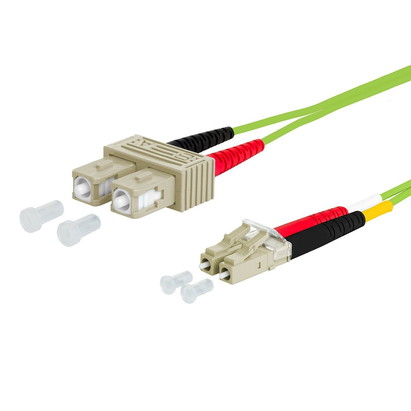 Metz Connect - Patchkabel LWL Patchkabel 151R1EOJO80E SC-D/LC-D OM5, 8m