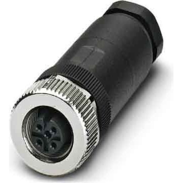 Phoenix Contact - Rundsteckverbinder, feldkonfektionierbar (Industriesteckverbinder) Sensor-Aktor-Stecker SACCM12FS-5CON-PG9-M 5p.,M12-Buchse ger