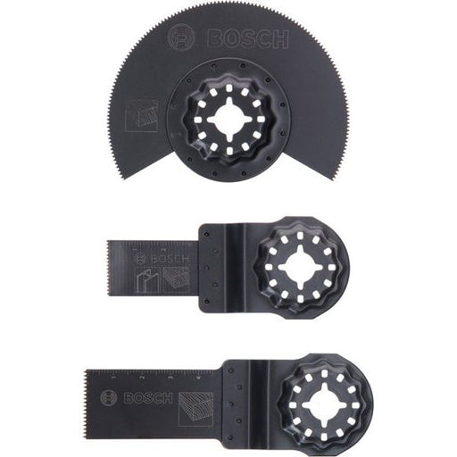 Bosch - Sägeblatt Sortiment Starlock Starter-Set Holz, 2607017323 3-teilig für