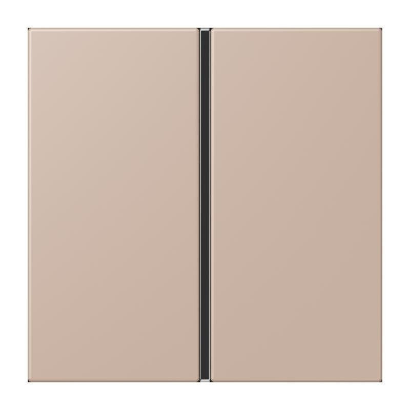 Jung - Abdeckung/Bedienelement für Installationsschalterprogramme Tastensatz 1fach LC 401 TSA 240 ombre brulee claire