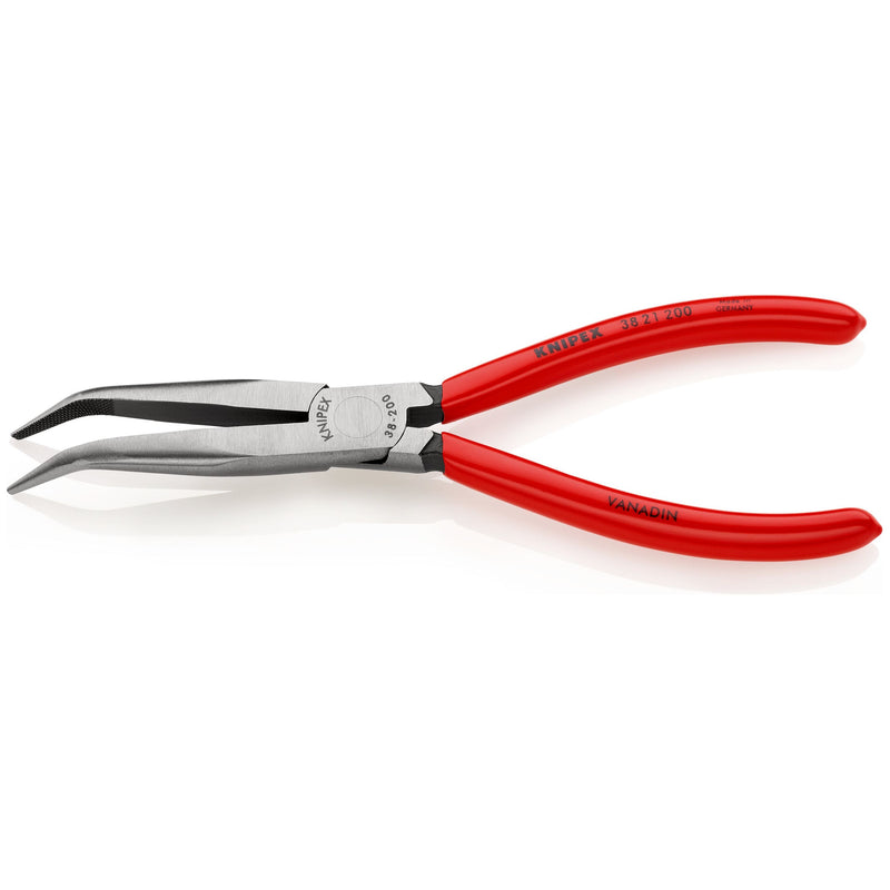 Knipex - Telefonzange Mechanikerzange 38 21 200 schwarz, 200mm
