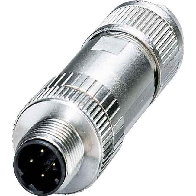 Phoenix Contact - Rundsteckverbinder, feldkonfektionierbar (Industriesteckverbinder) Bus-Systemsteckverbinder SACC-M12MSD-4Q SH
