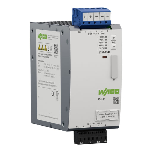 WAGO - Gleichstromversorgung Stromversorgung PRO 2 2787-2347 3-ph DC24V 20A